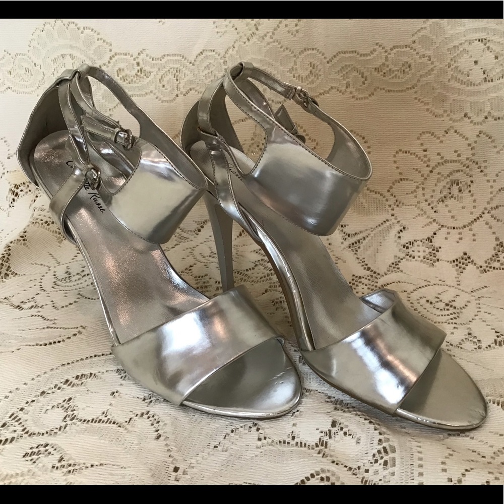Charlotte Russe Silver Stiletto Heel Size 7